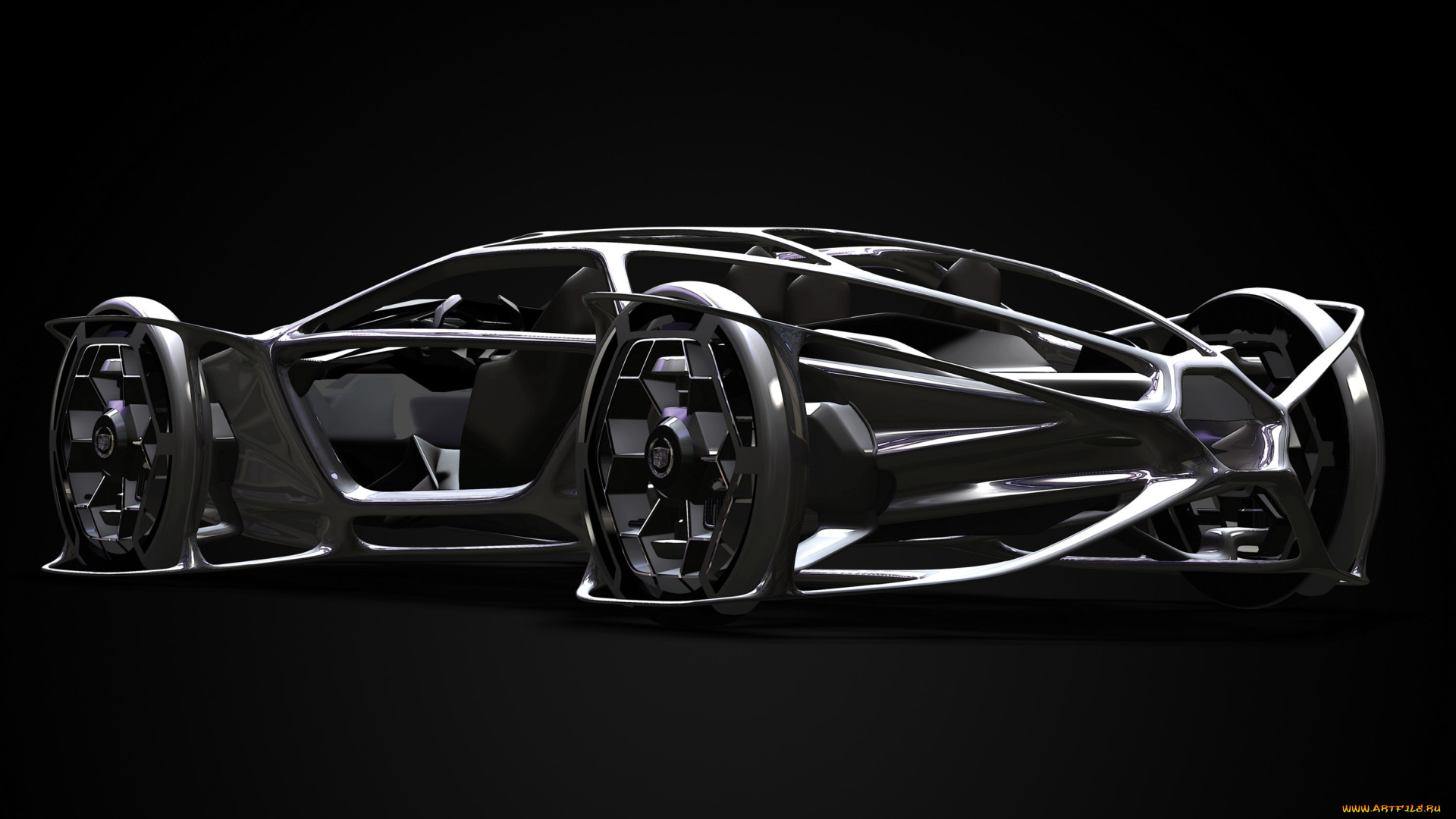 автомобили, 3д, cadillac