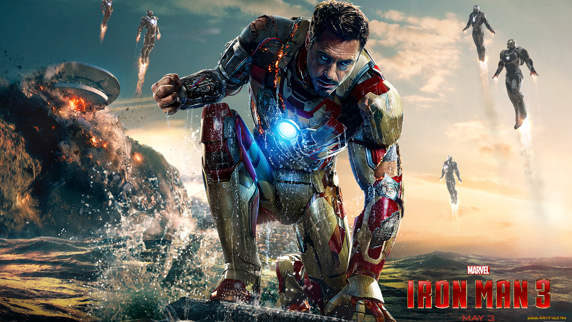 iron, man, кино, фильмы, железный, человек, 3