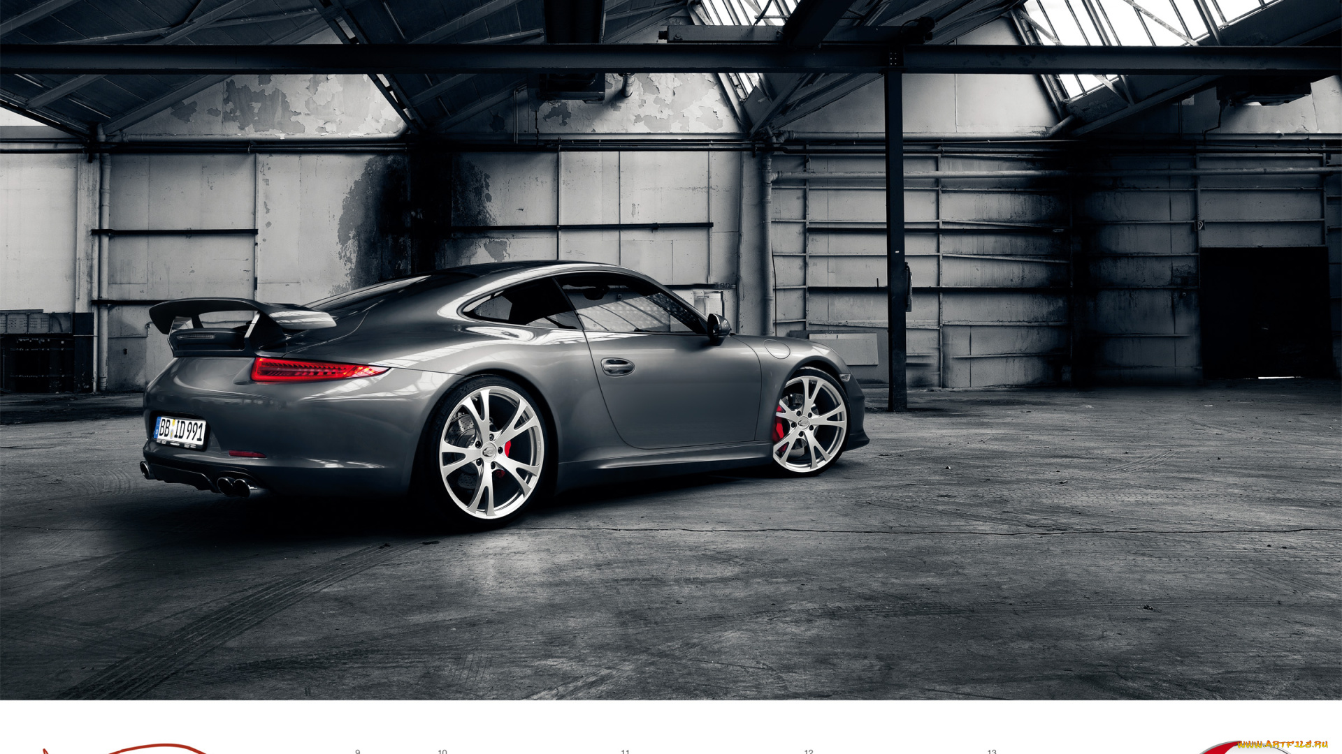 календари, автомобили, порше
