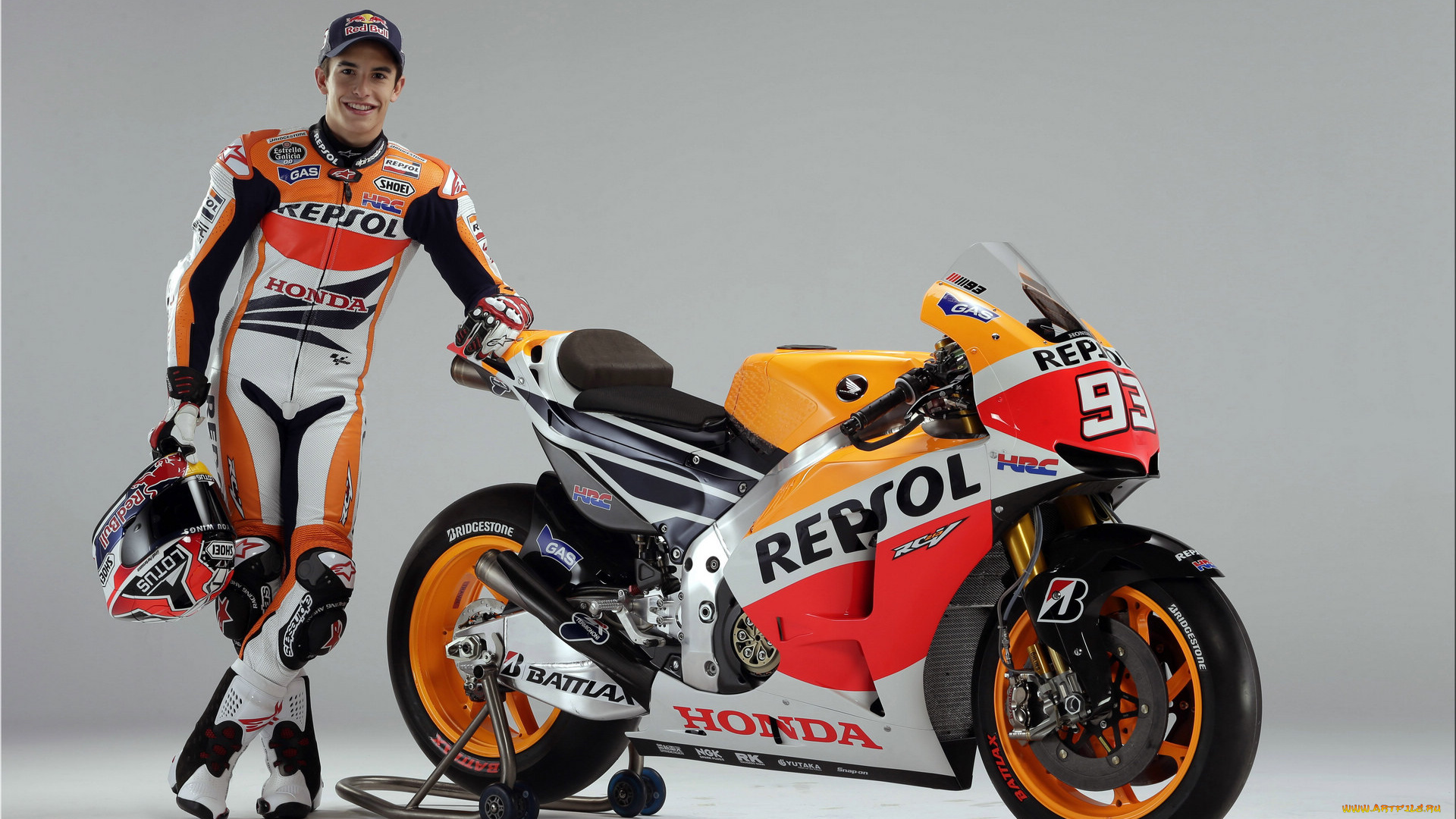 мотоциклы, honda, hrc, fleet, motorcycle