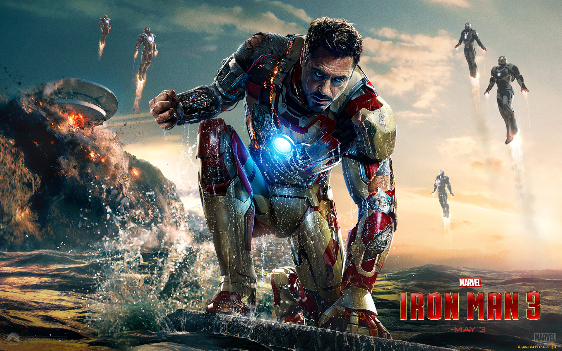 iron, man, кино, фильмы, железный, человек, 3