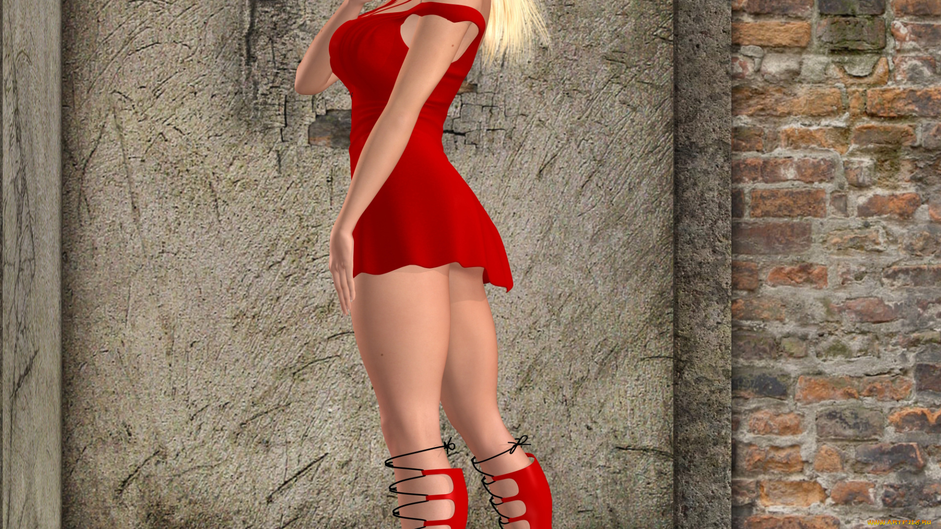 3д, графика, fantasy, , фантазия, девушка, взгляд