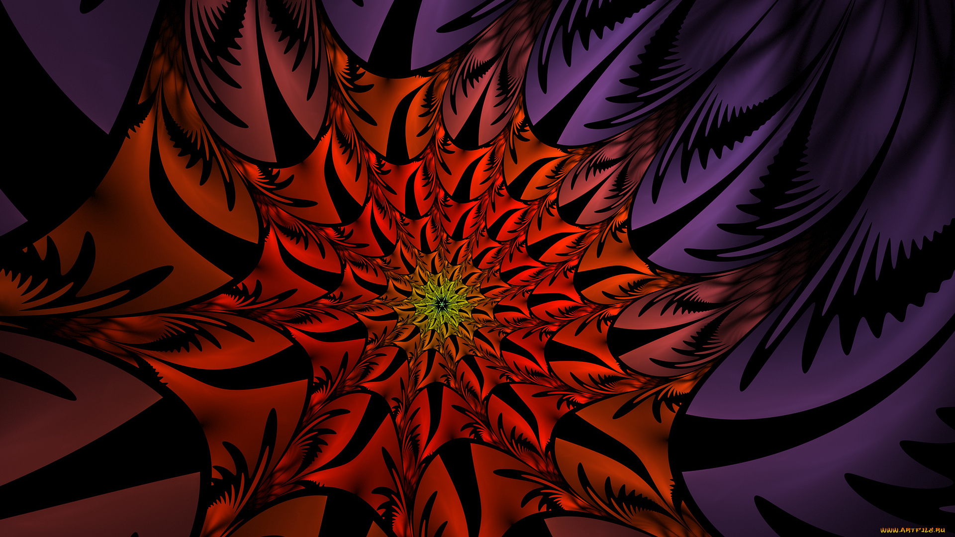 3д, графика, fractal, , фракталы, фон, цвета, узор