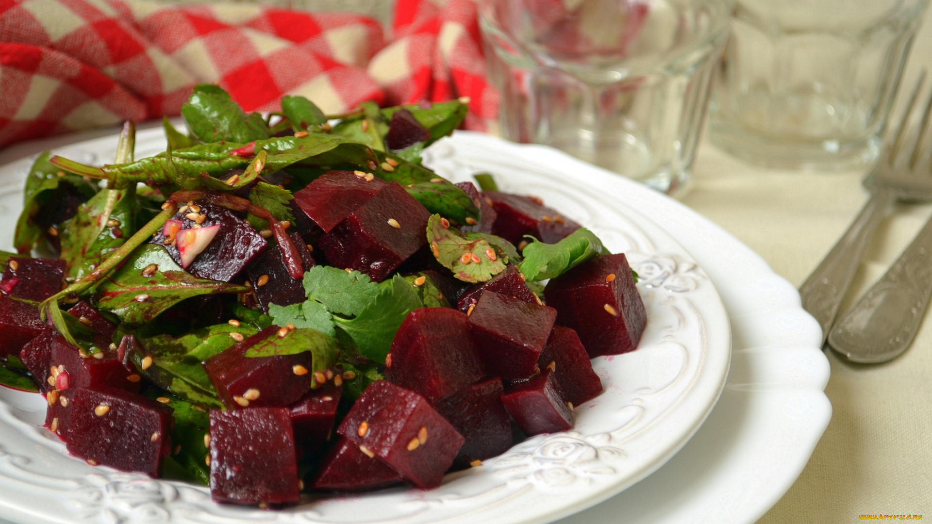 еда, салаты, , закуски, зелень, свекла, салат