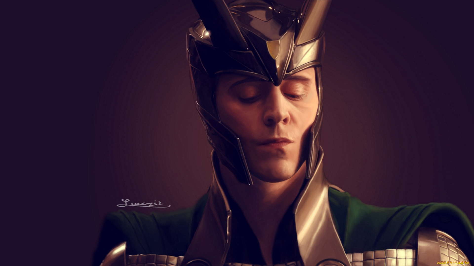 рисованные, кино, рога, каска, брюнет, парень, локи