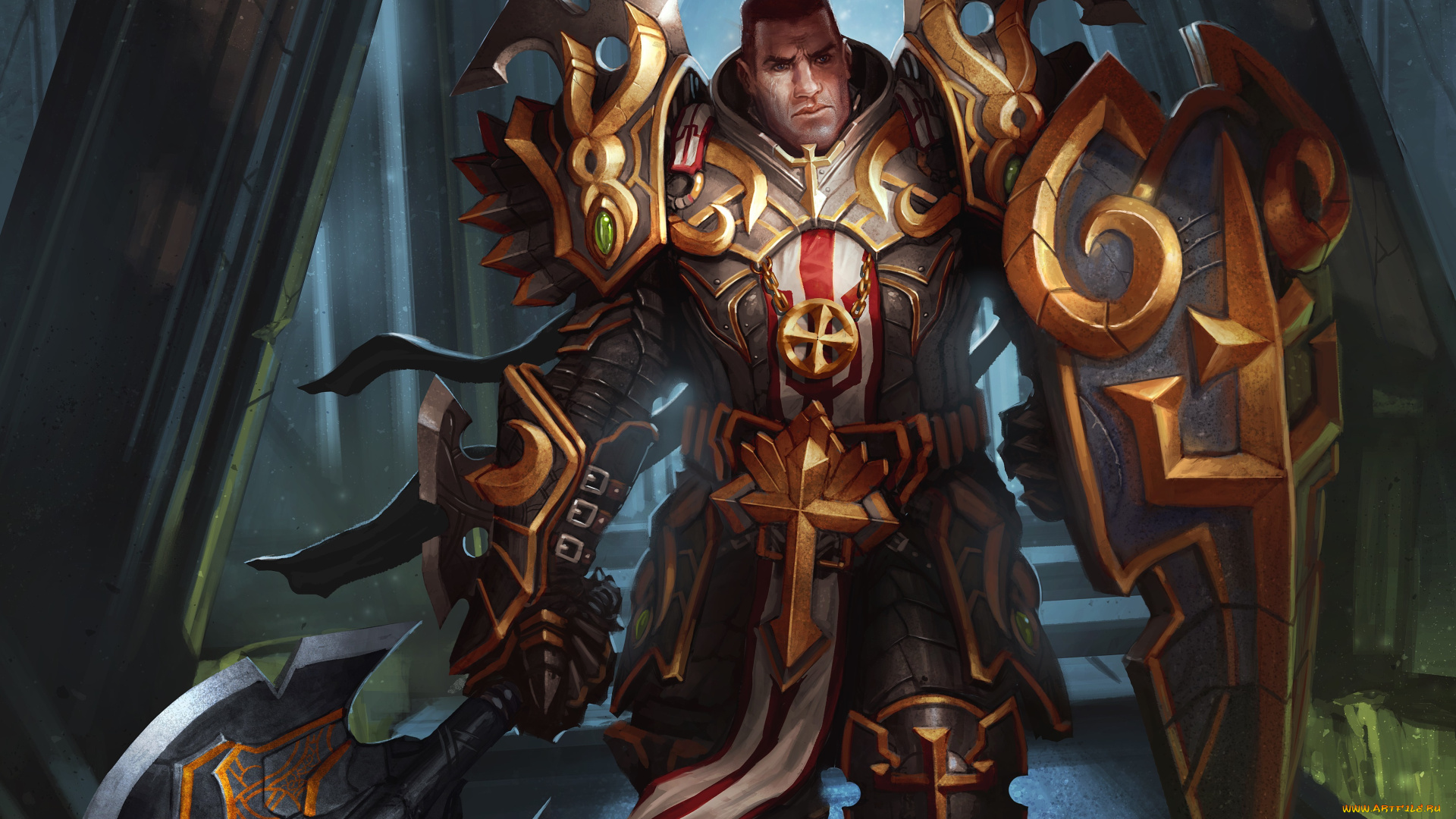 видео, игры, diablo, iii, reaper, of, souls, diablo, iii, щит, секира, оружие, мужчина, воин