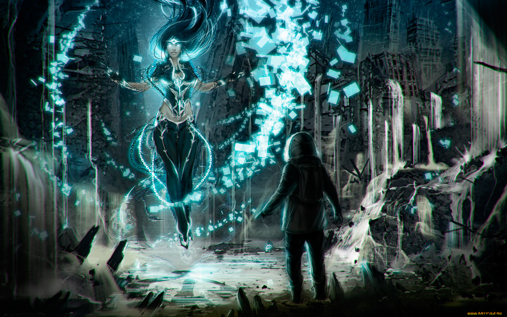 фэнтези, маги, , волшебники, цепи