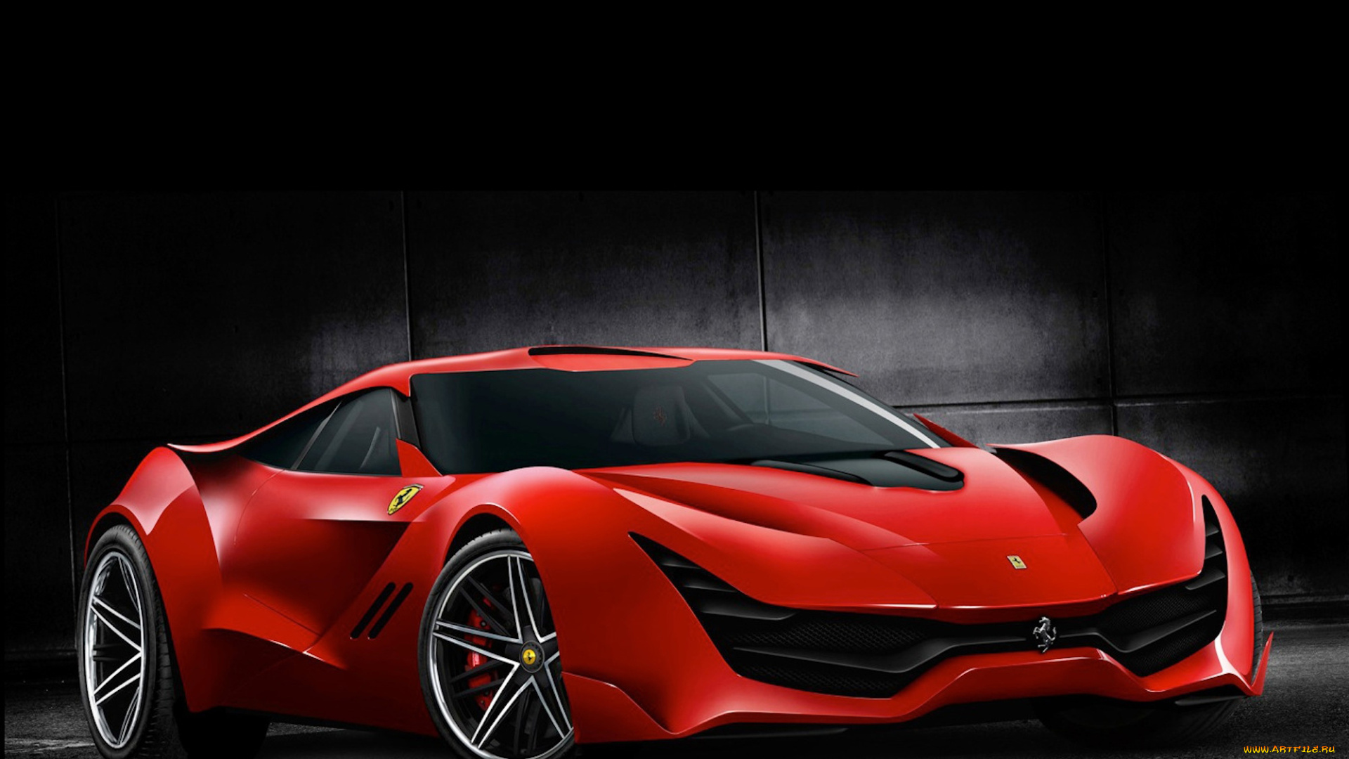 автомобили, 3д, ferrari