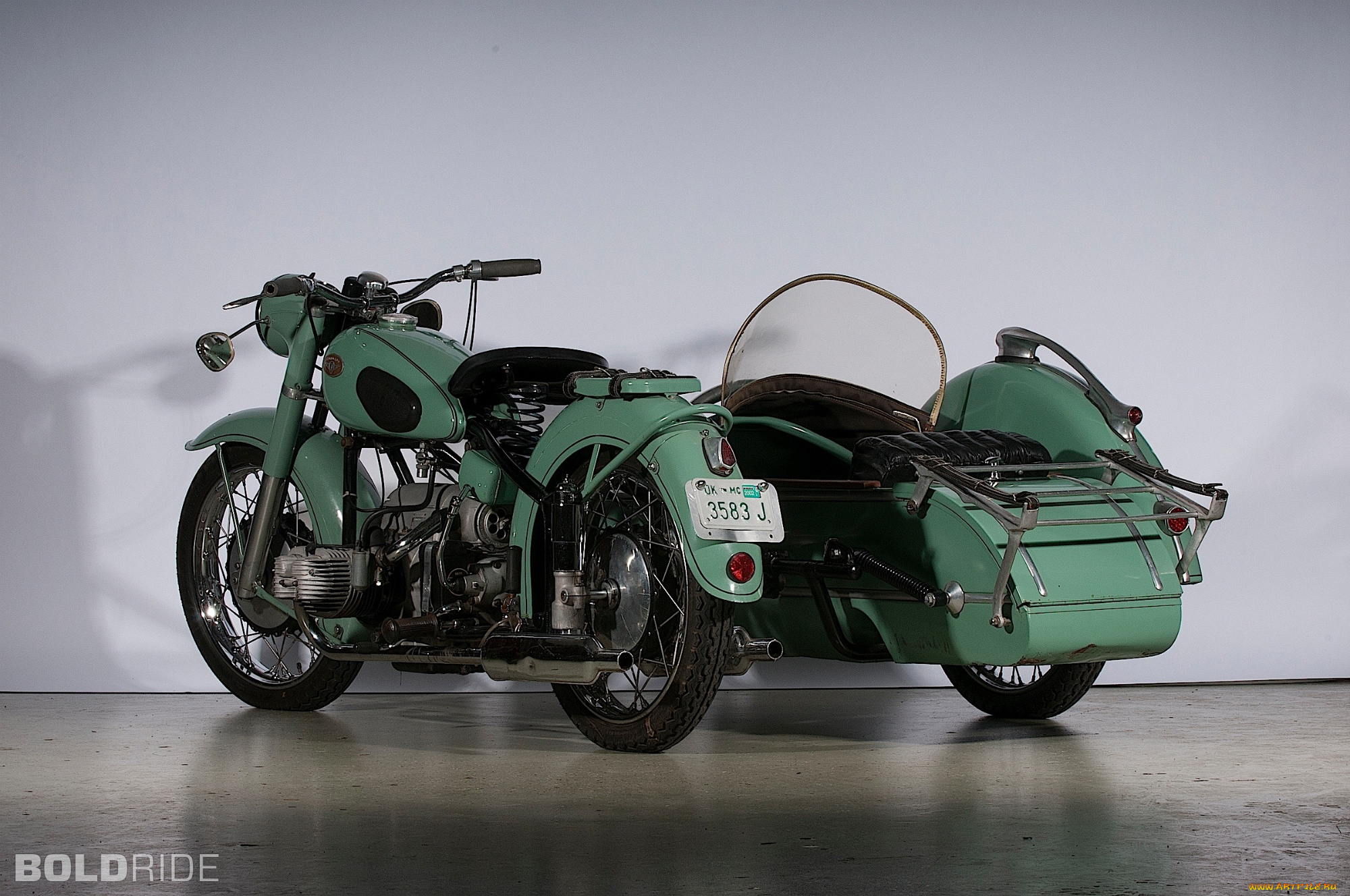 мотоциклы, мотоциклы, с, коляской, zundapp