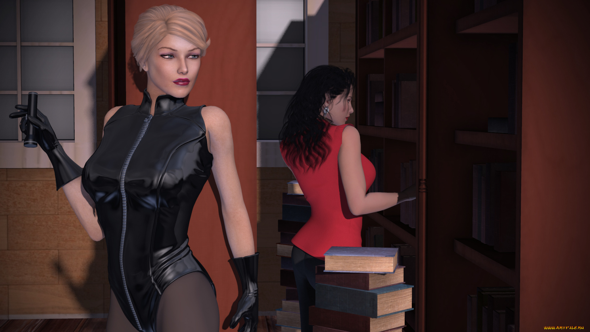 3д, графика, эльфы, , elves, фон, взгляд, эльфийка