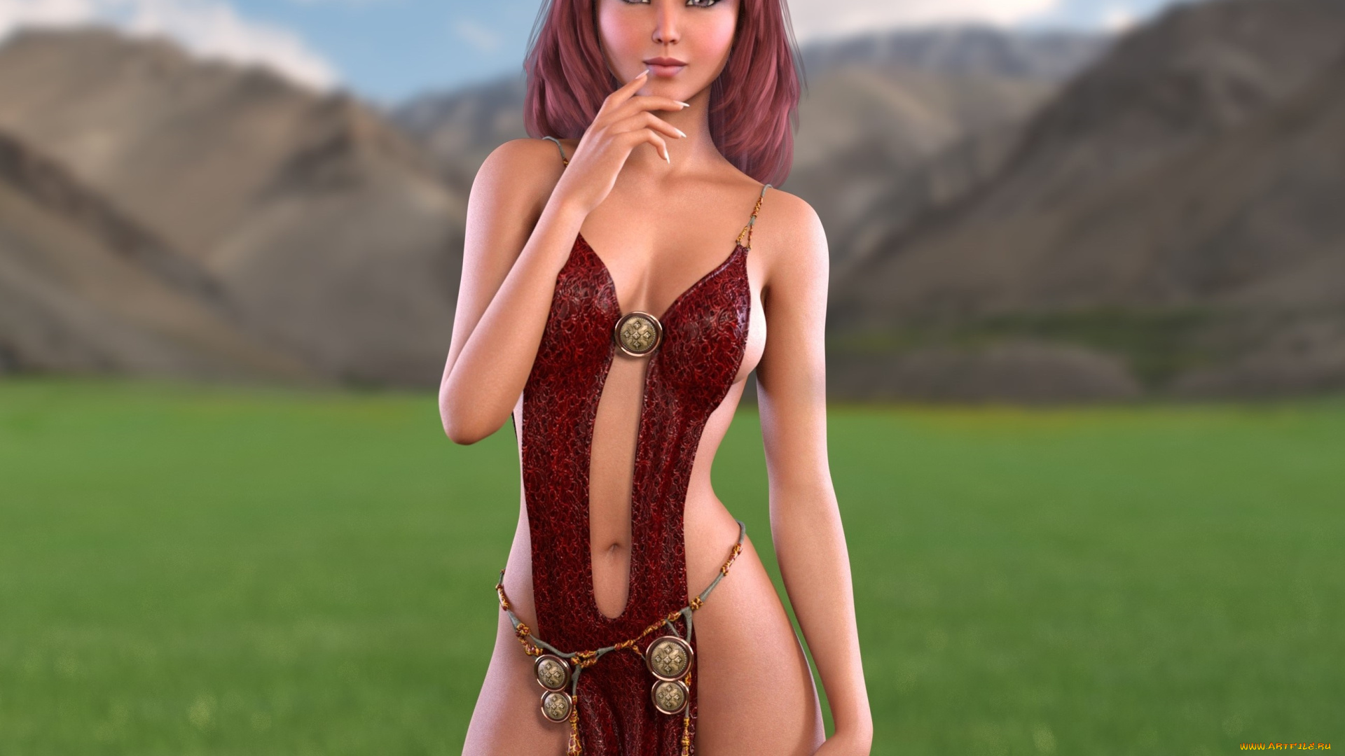 3д, графика, люди, , people, фон, взгляд, девушка