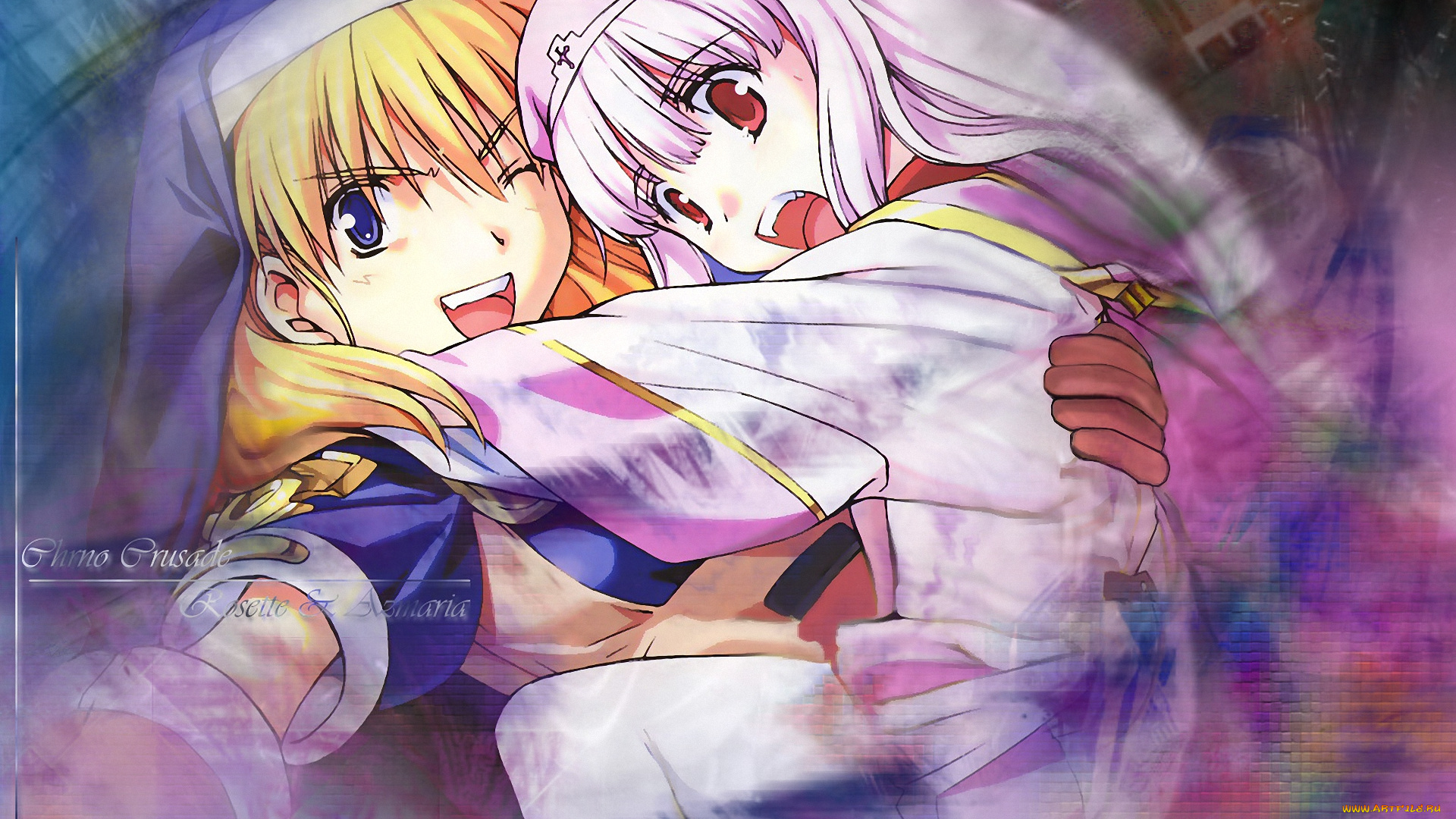 аниме, chrno, crusade, rosette, azmaria, девушка, christoper