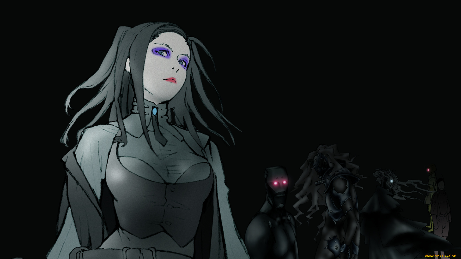 аниме, ergo, proxy, девушка