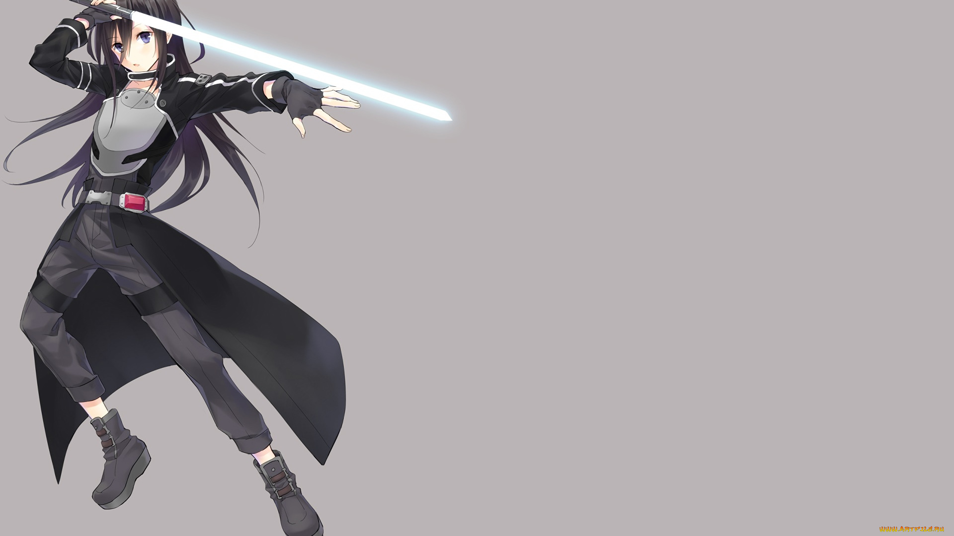 аниме, sword, art, online, фон, девушка, взгляд