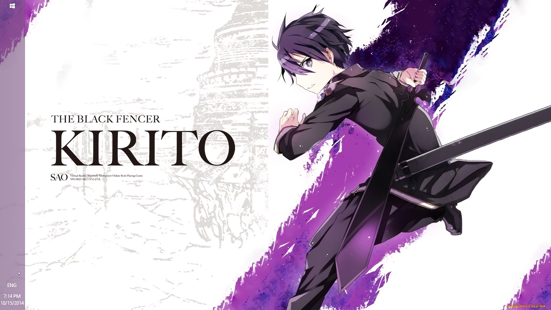 аниме, sword, art, online, парень, фон, взгляд