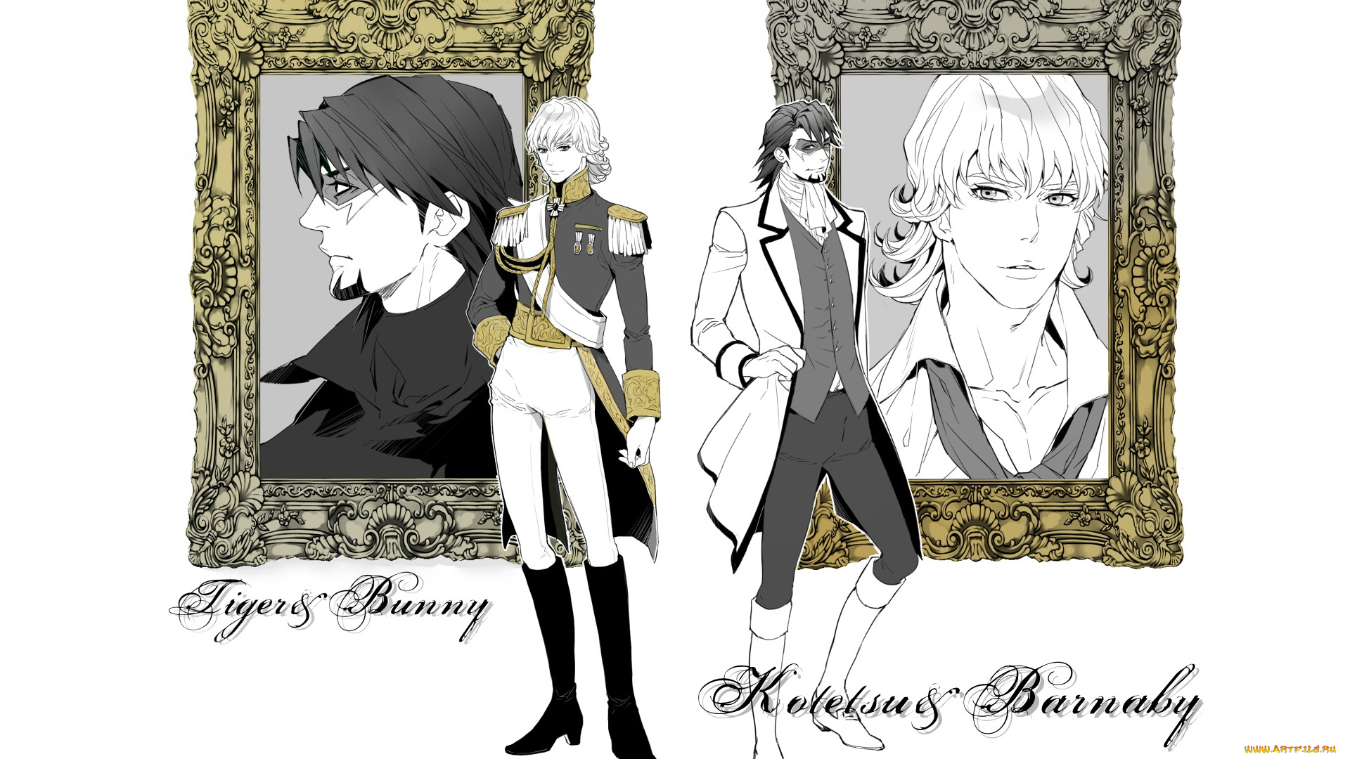 аниме, tiger, and, bunny, котецу, барнаби