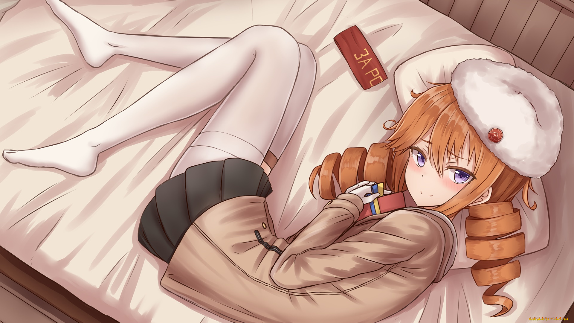 аниме, unknown, , другое, фон, взгляд, девушка