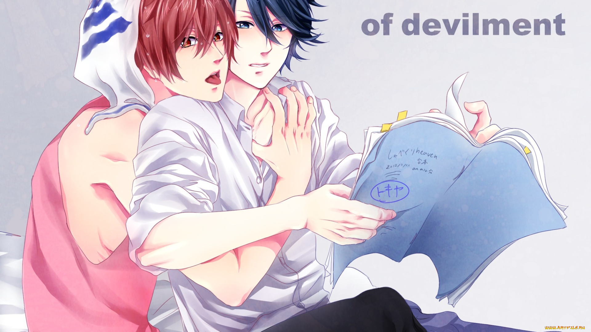 аниме, uta, no, prince-sama, парни