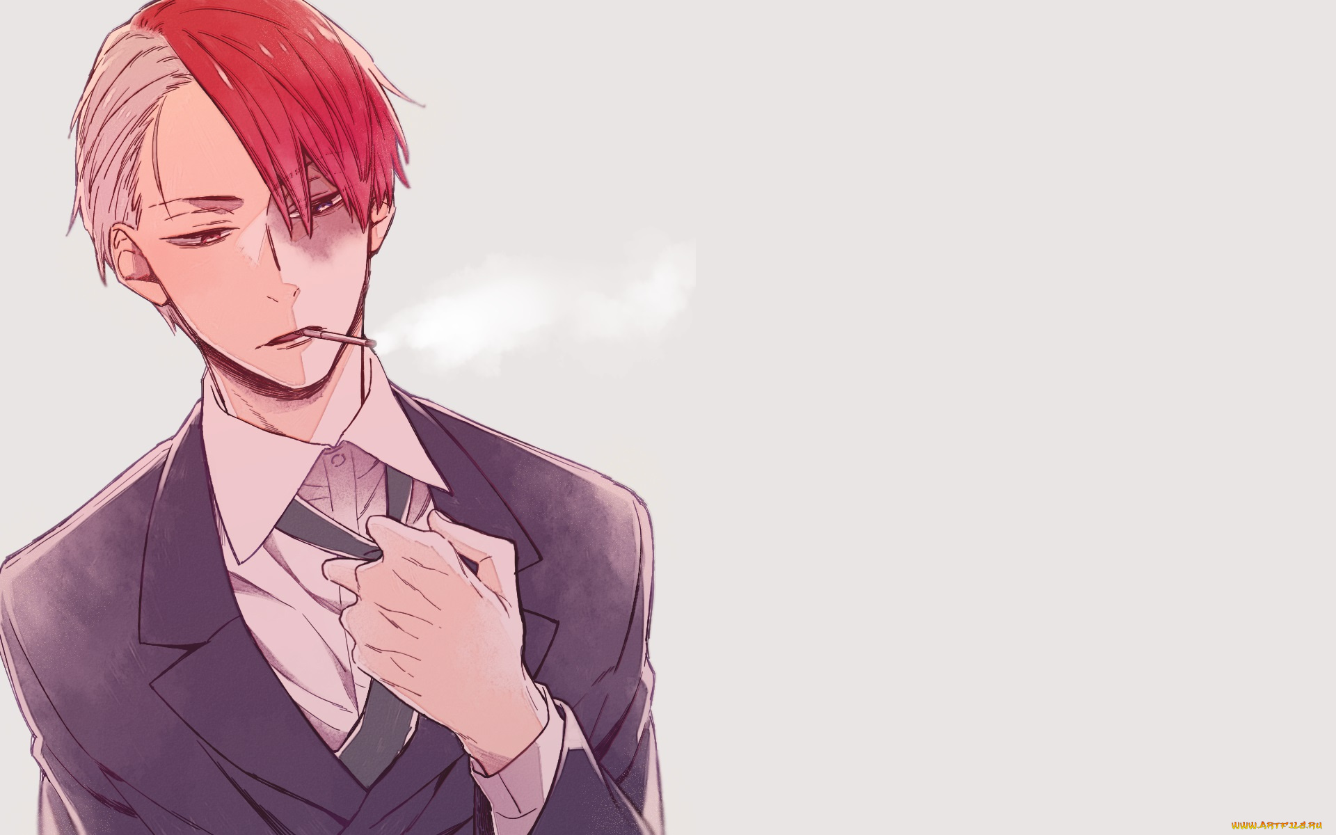аниме, boku, no, hero, academia, todoroki, shouto