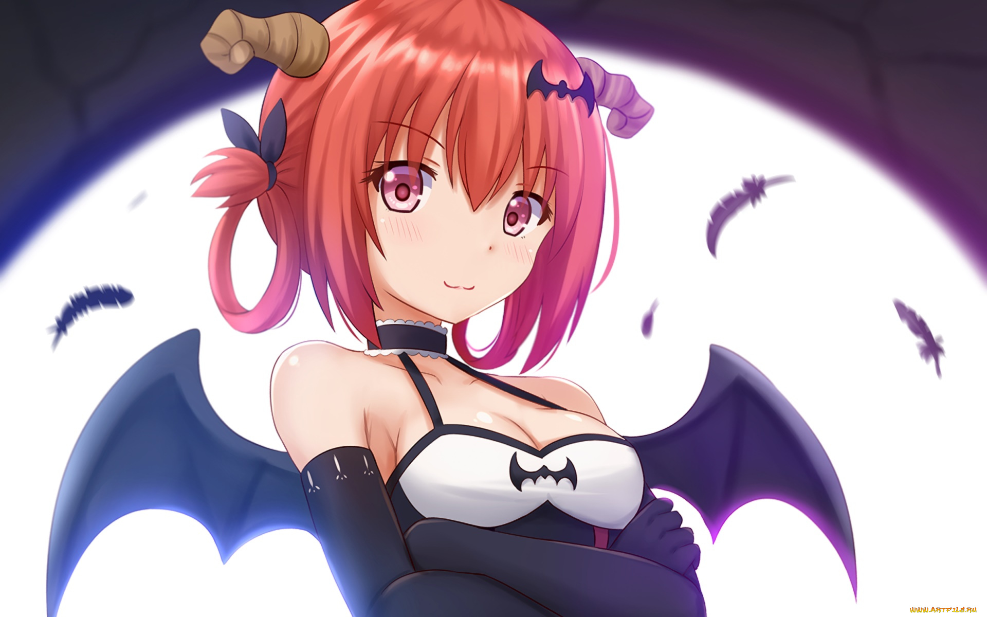 аниме, gabriel, dropout, фон, взгляд, девушка