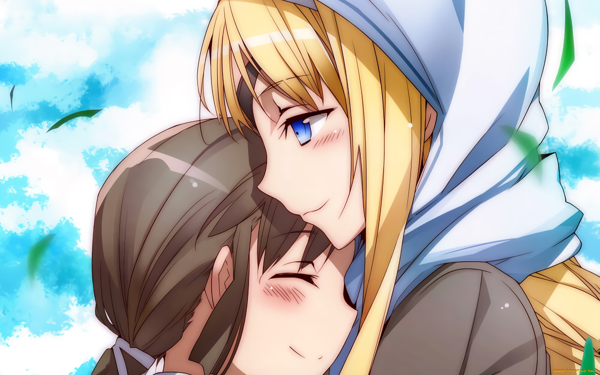 аниме, sword, art, online, фон, взгляд, девушка