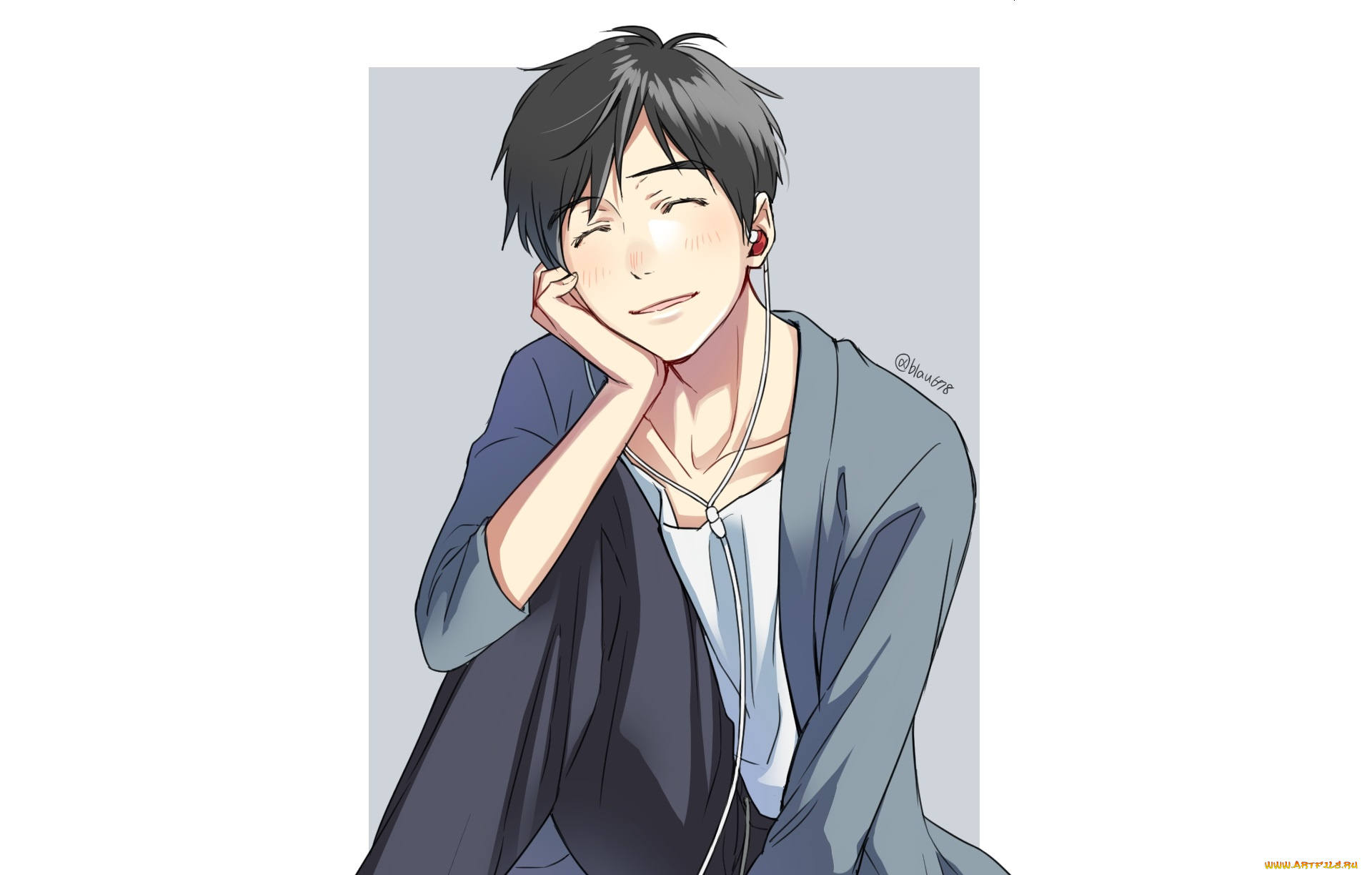 аниме, yuri, on, ice, katsuki, yuuri