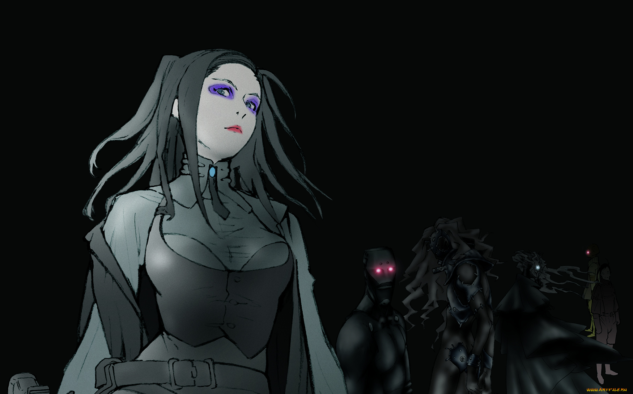 аниме, ergo, proxy, девушка