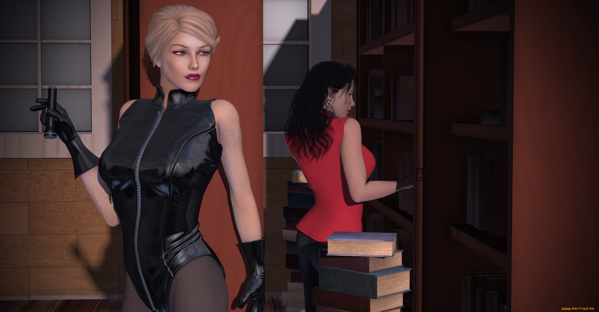 3д, графика, эльфы, , elves, фон, взгляд, эльфийка