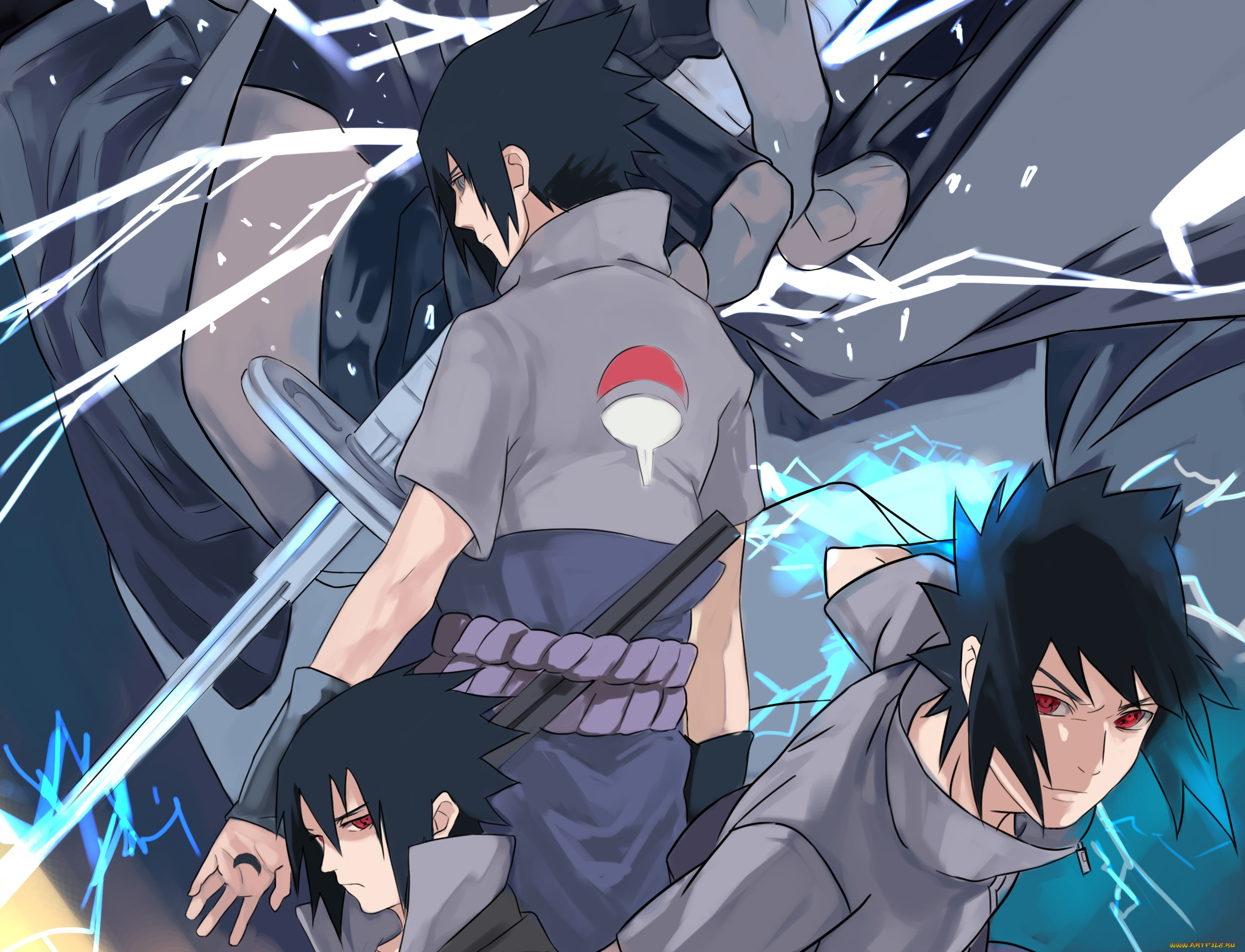 аниме, naruto, uchiha, sasuke
