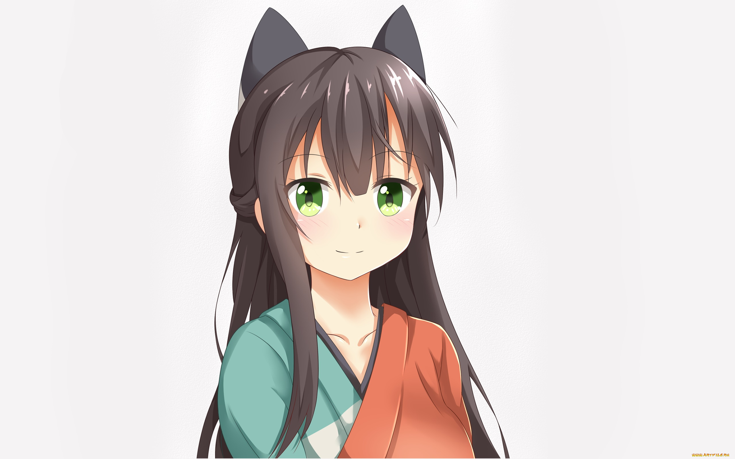 аниме, urara, meirochou, фон, взгляд, девушка