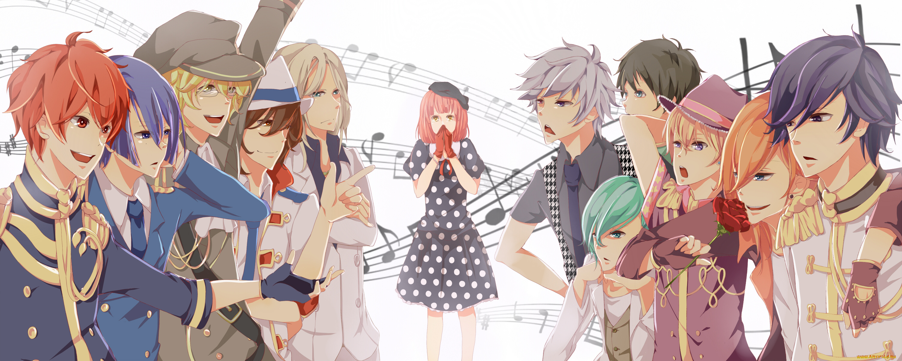 аниме, uta, no, prince-sama, парни