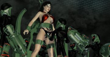 Картинка 3д+графика фантазия+ fantasy взгляд фон девушка