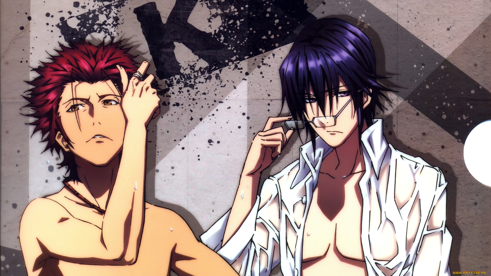 аниме, k, project, munakata, reisi, k, project