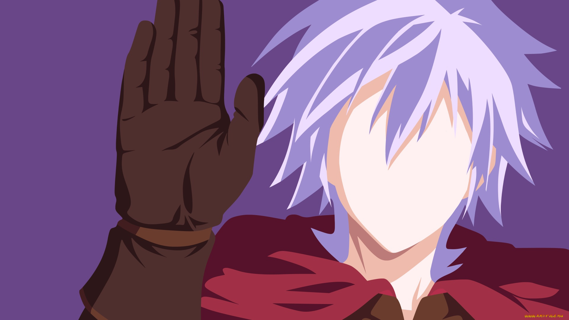 аниме, no, game, no, life, фон, силуэт