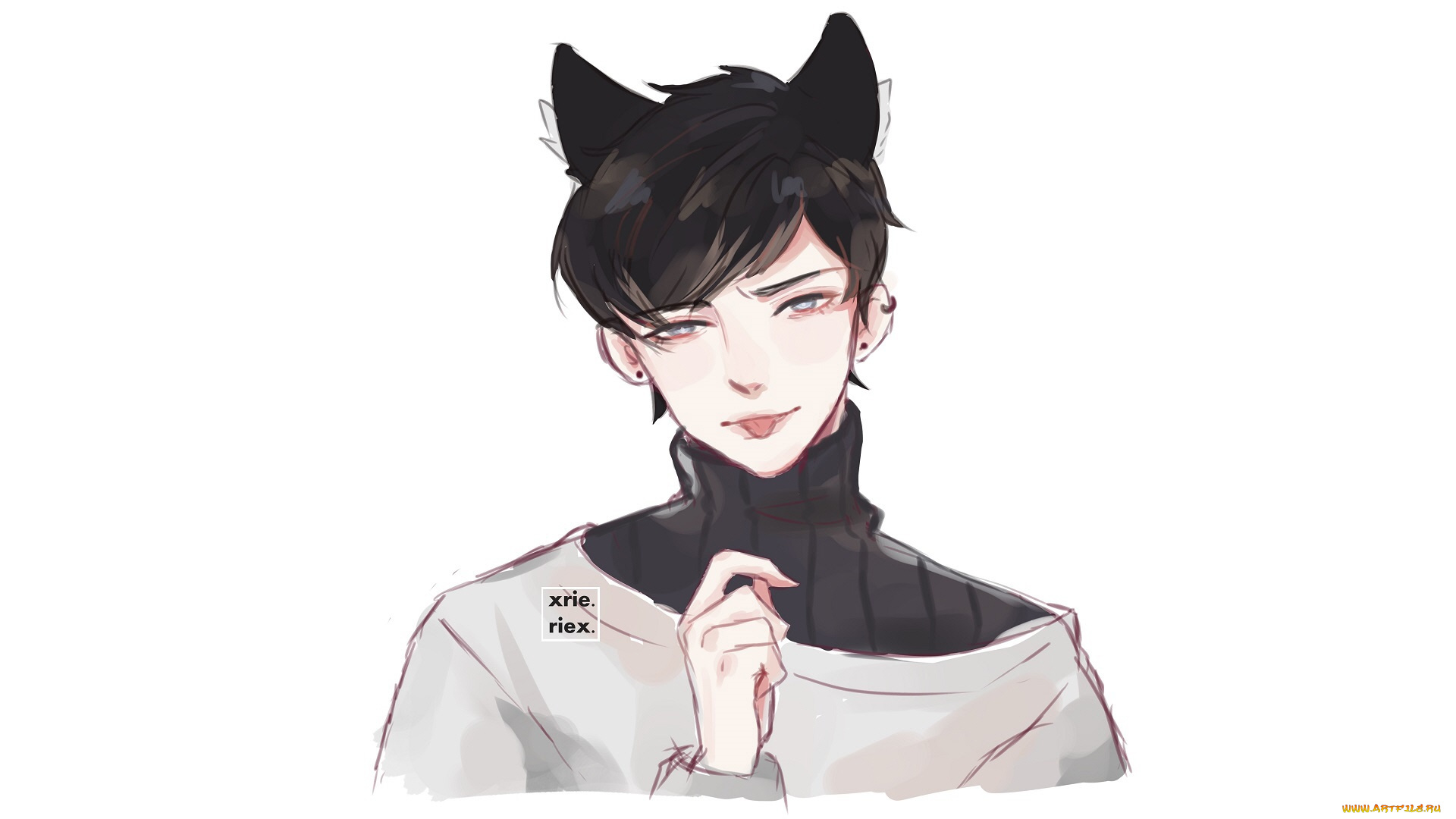 аниме, животные, , существа, неко