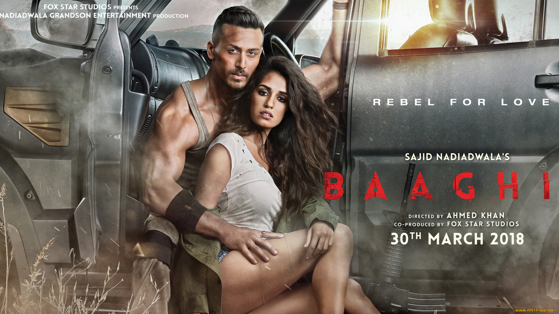 бунтарь, 2, , 2018, кино, фильмы, baaghi, 2, baaghi, 2, movies, disha, patani, бунтарь, боевик, индия