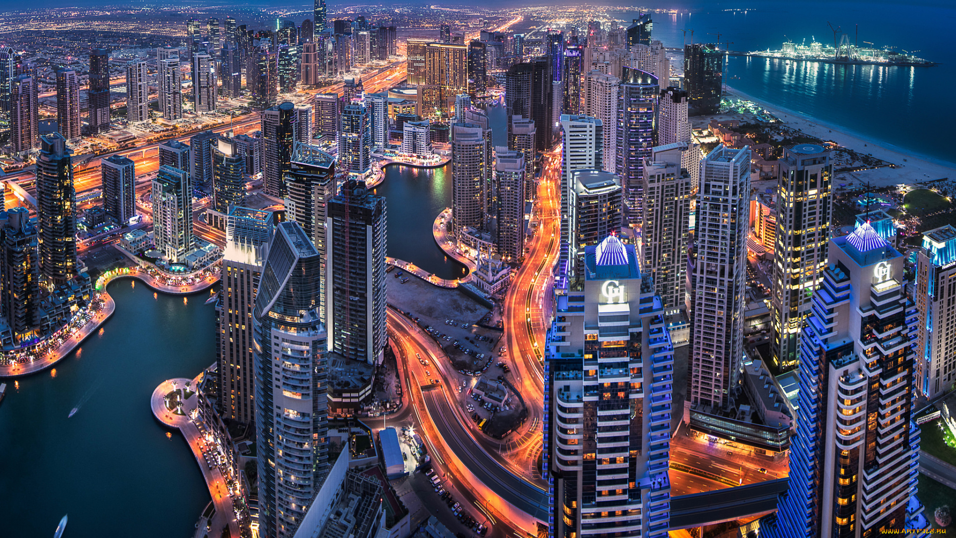 dubai, города, дубай, , оаэ, простор