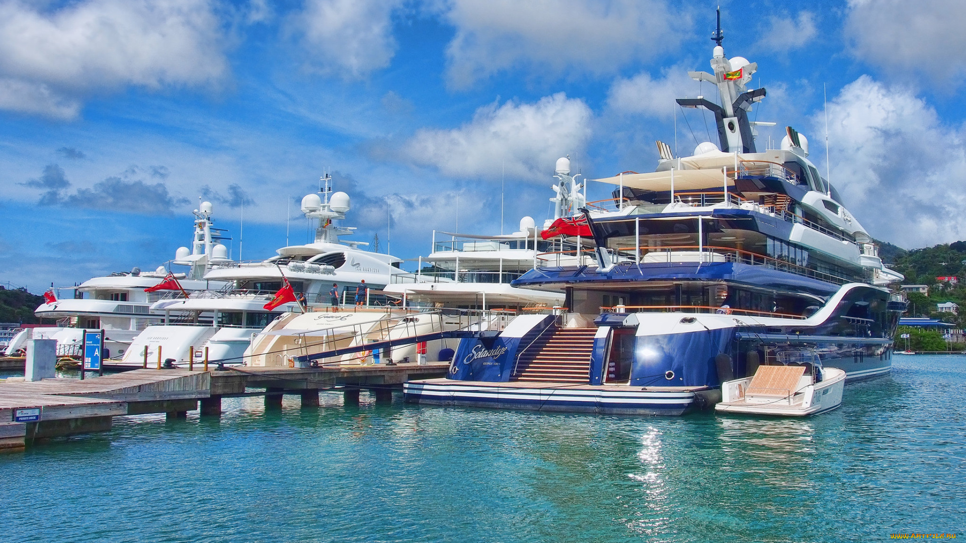 корабли, Яхты, суперяхта