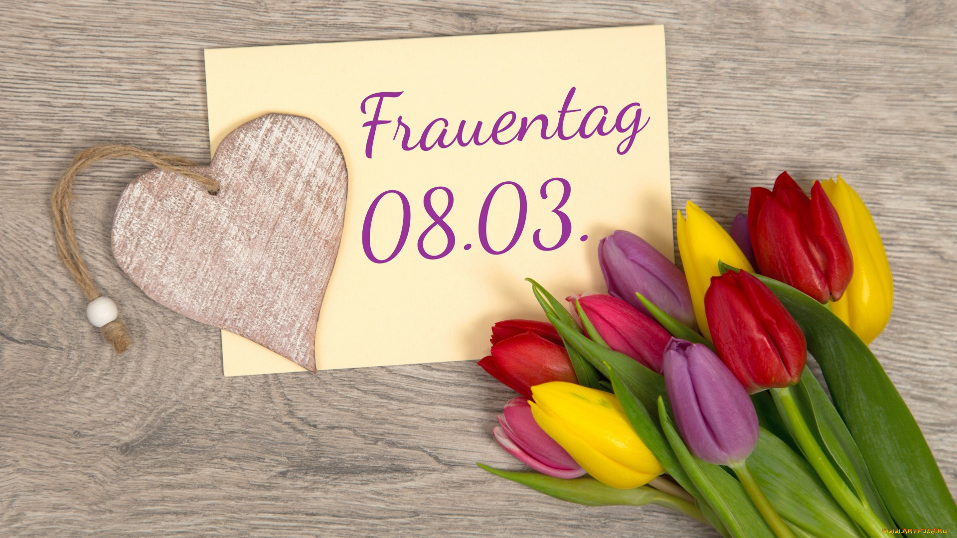 праздничные, международный, женский, день, -, 8, марта, праздник, 8, марта, женский, день, открытка, бутоны, фигурки, тюльпаны, сердечки