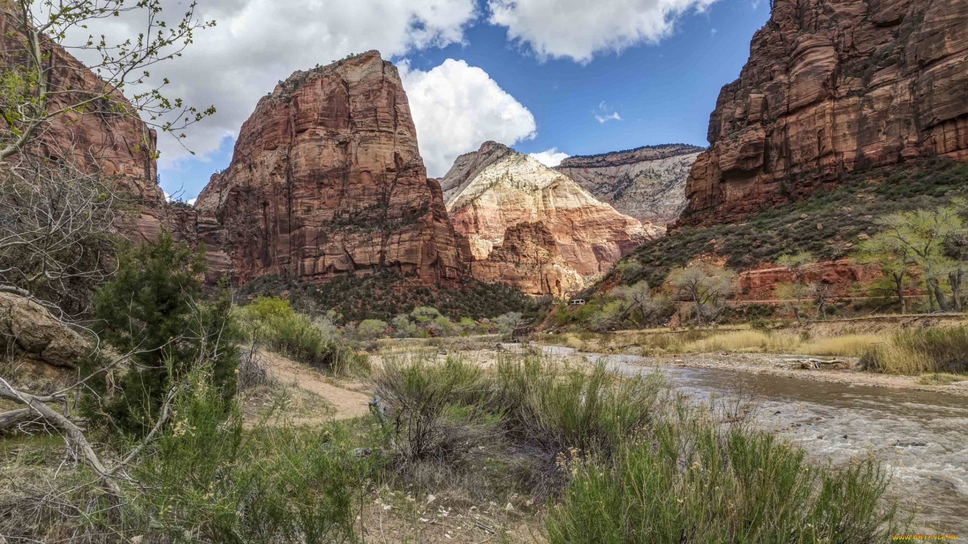 природа, горы, простор