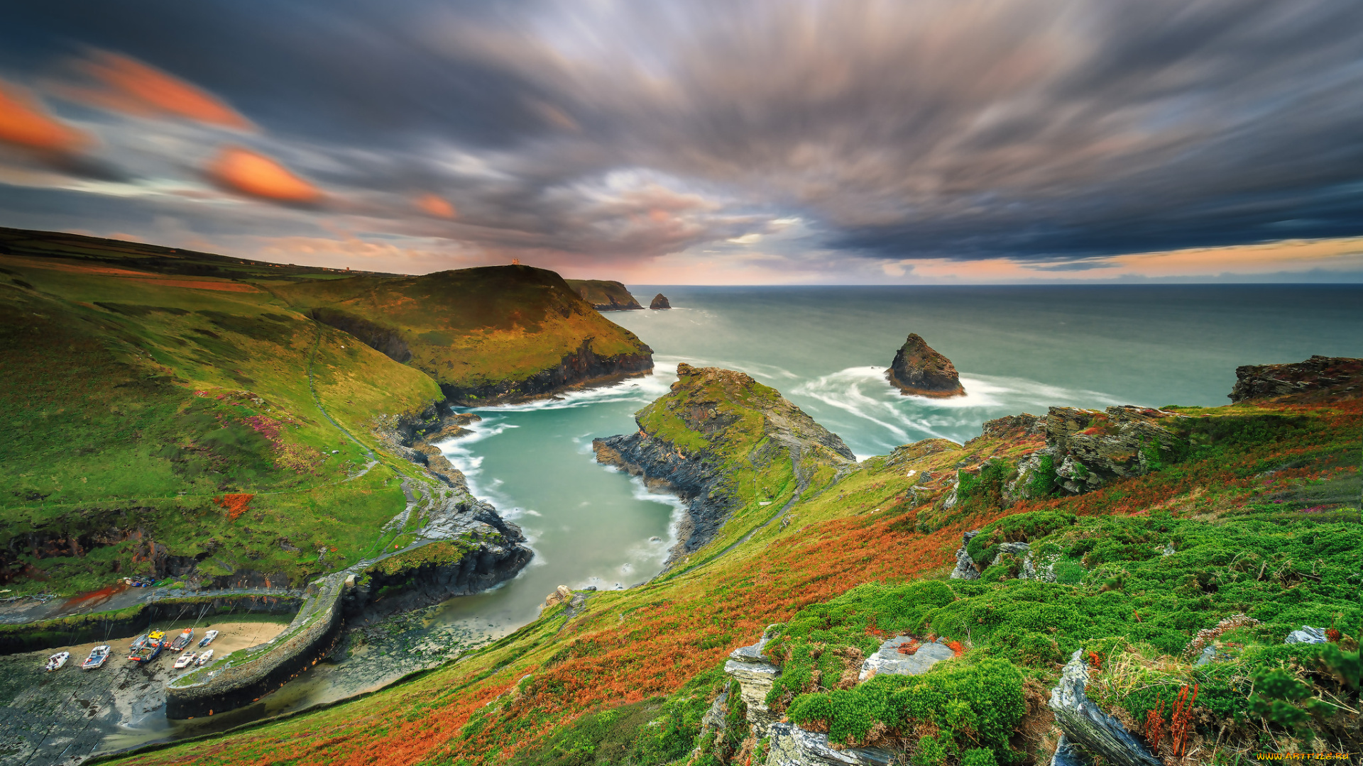 природа, побережье, берег