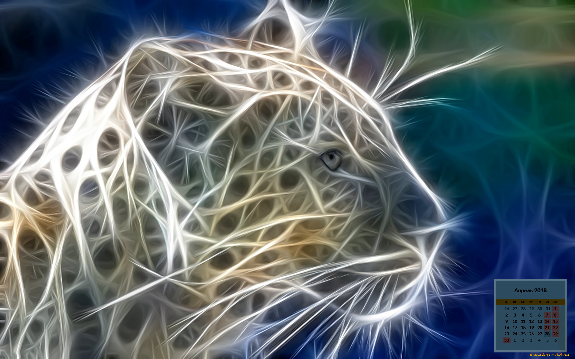 календари, рисованные, , векторная, графика, 2018, взгляд, морда, животное