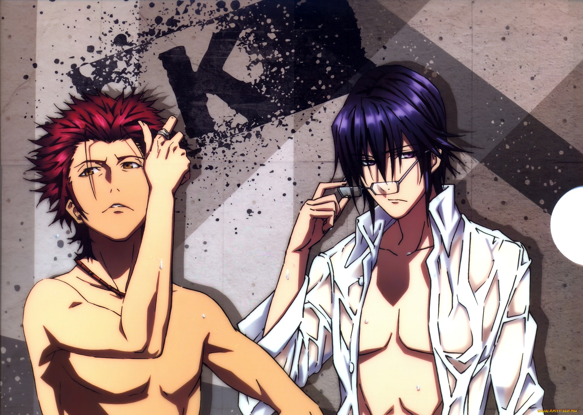 аниме, k, project, munakata, reisi, k, project