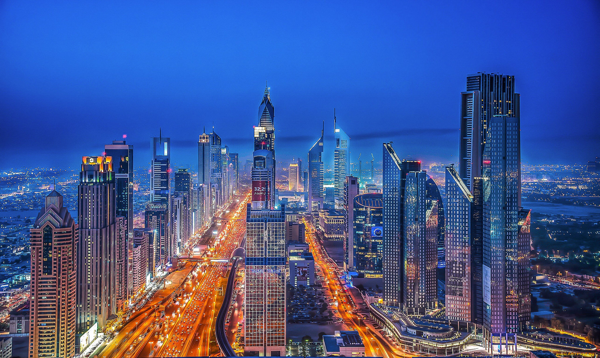 dubai, города, дубай, , оаэ, простор