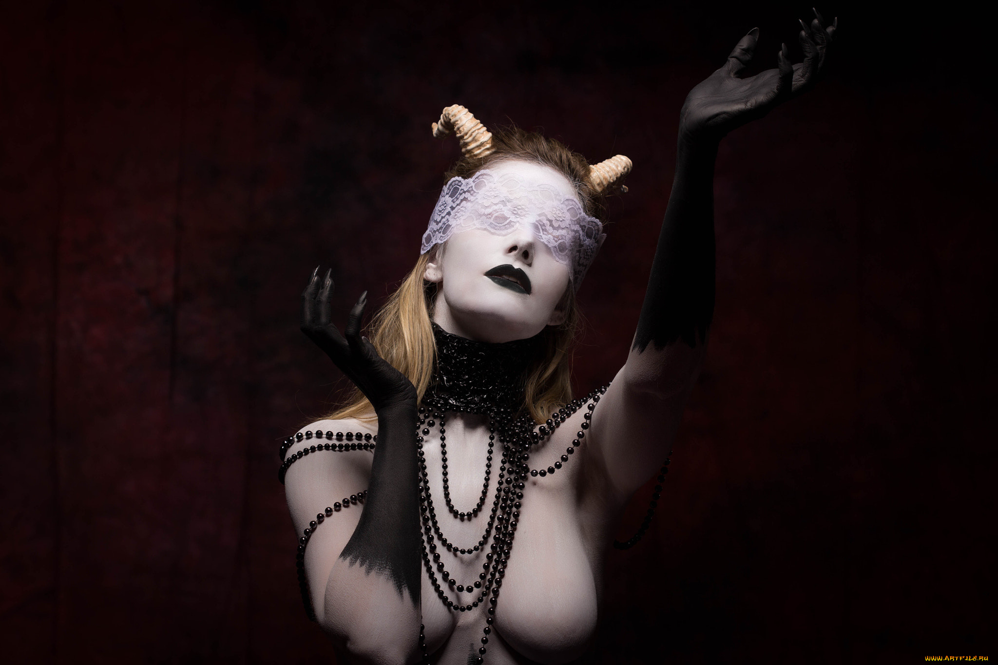 девушки, -unsort, , креатив, демон