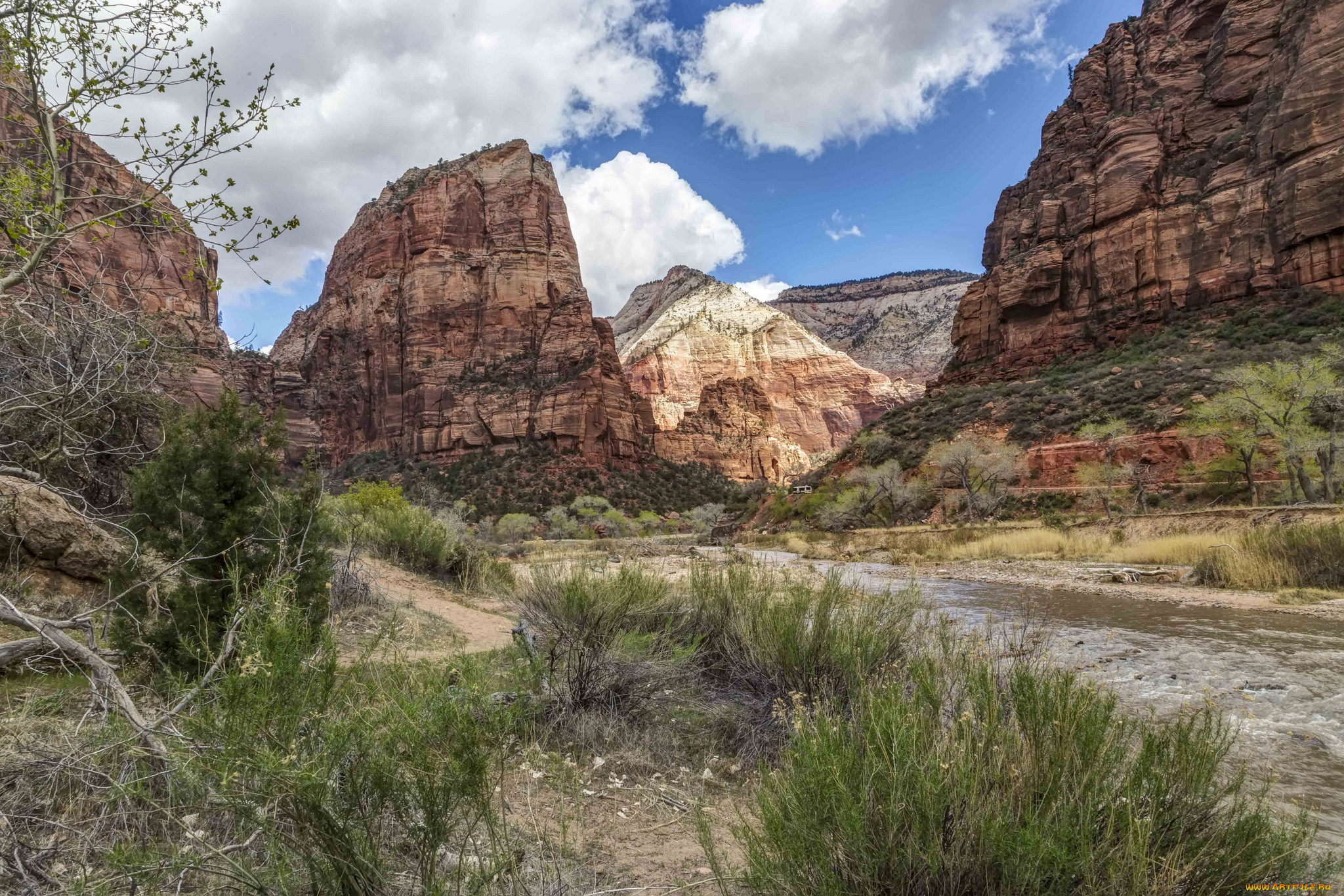 природа, горы, простор