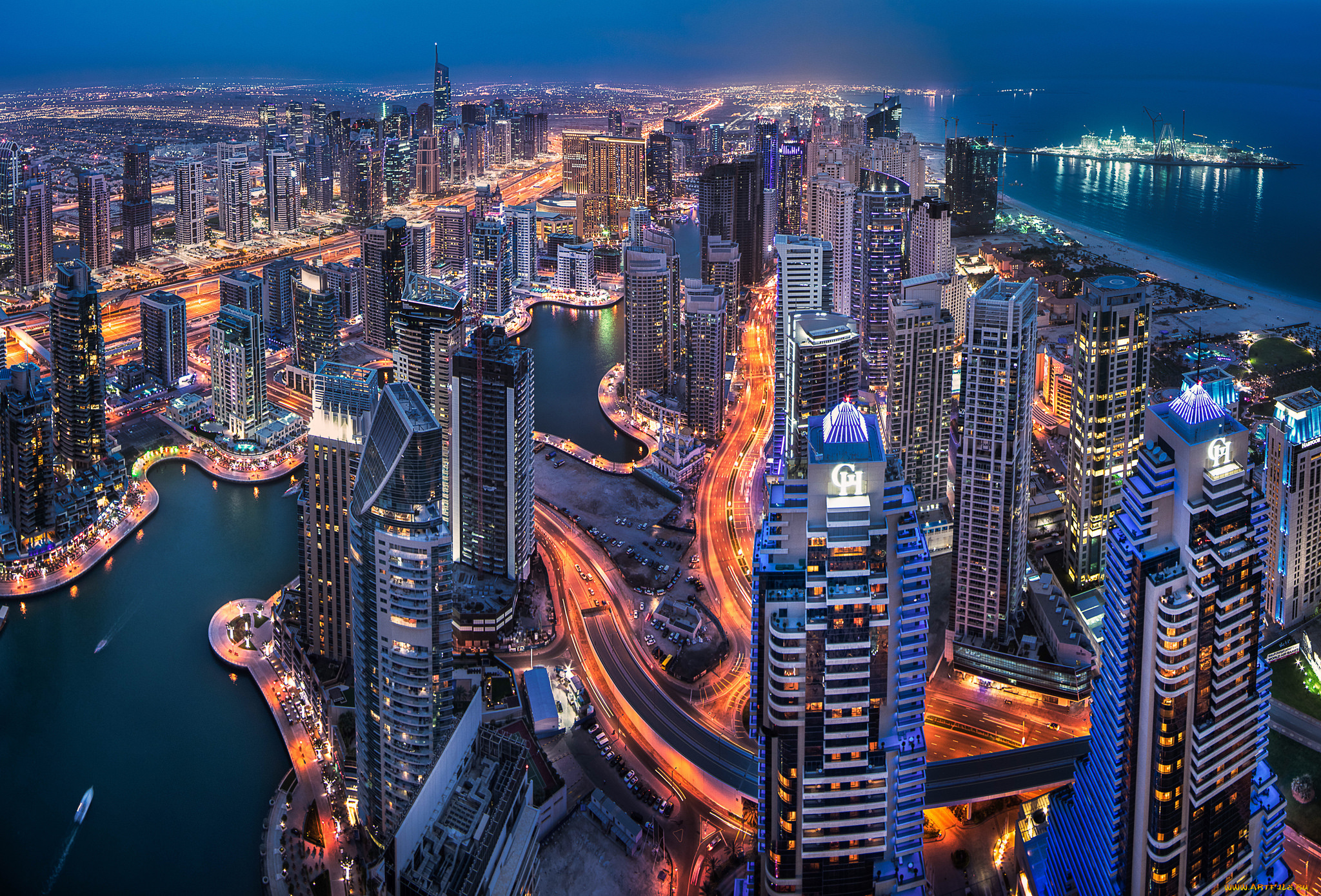 dubai, города, дубай, , оаэ, простор