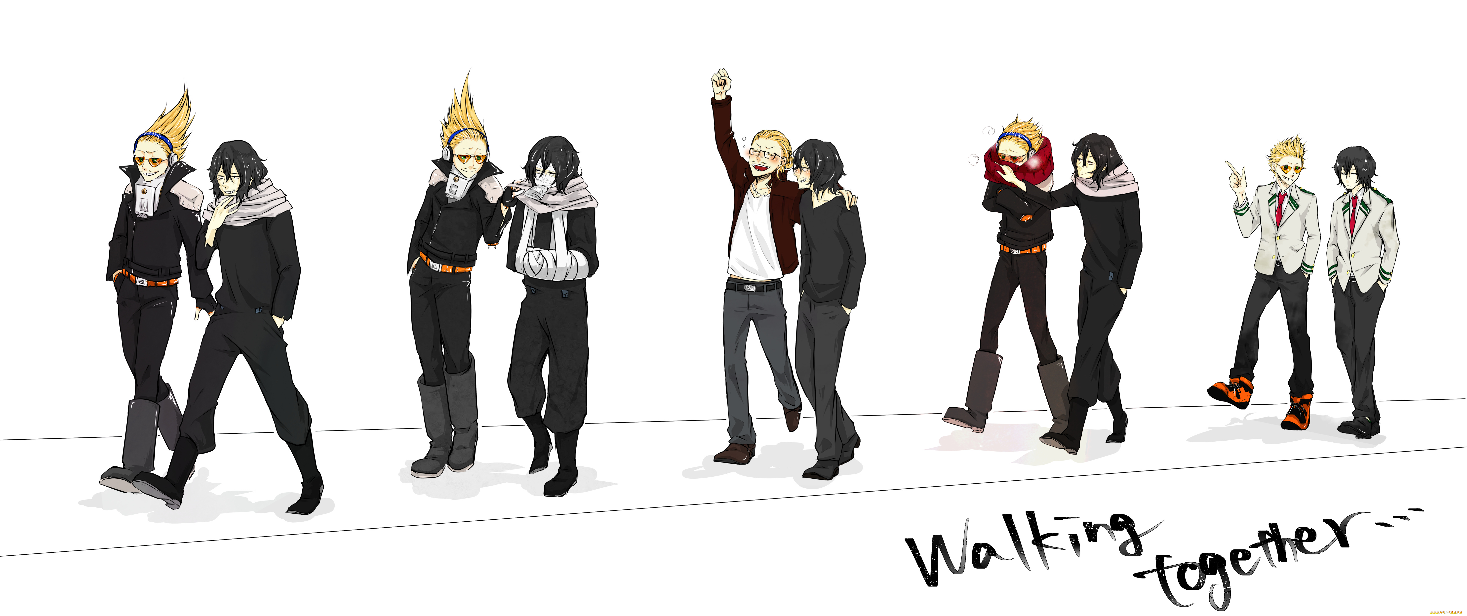 аниме, boku, no, hero, academia, boku, no, hero, academia, present, mic, aizawa, shouta