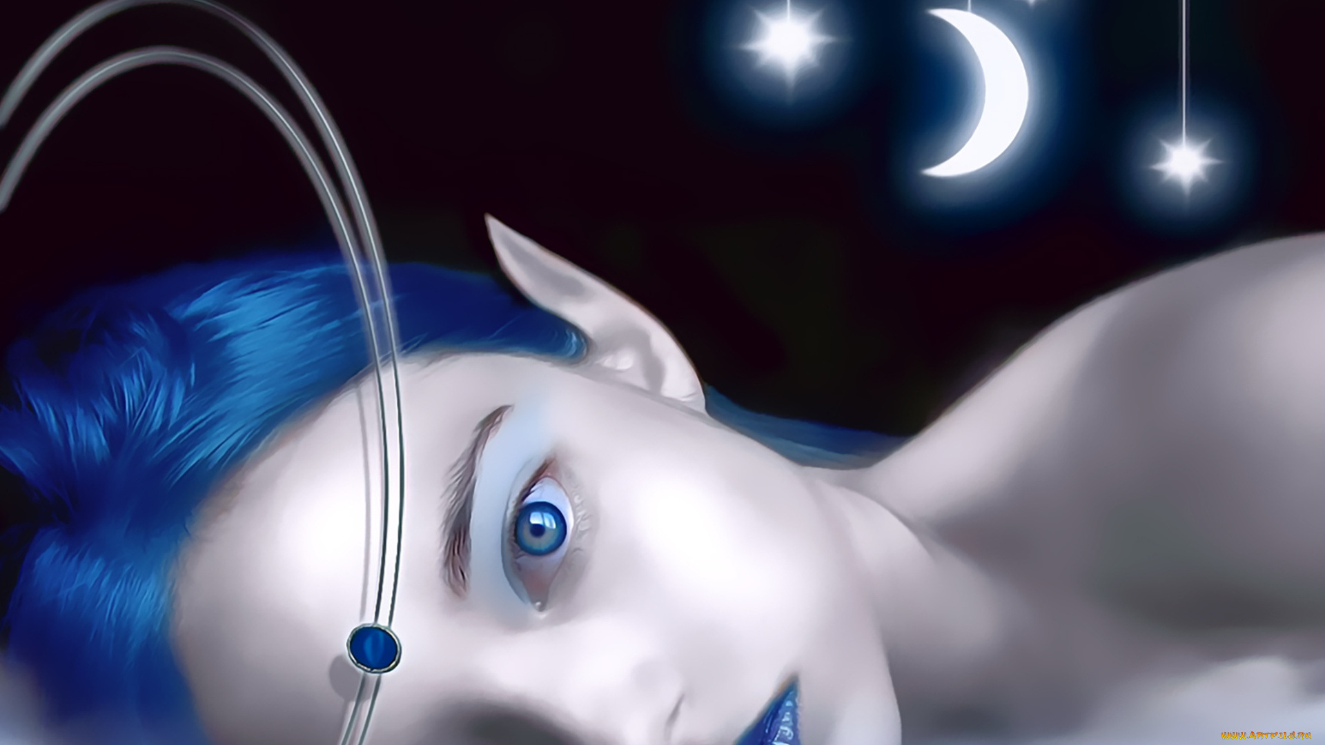 календари, фэнтези, взгляд, эльф, лицо, девушка, calendar, 2020