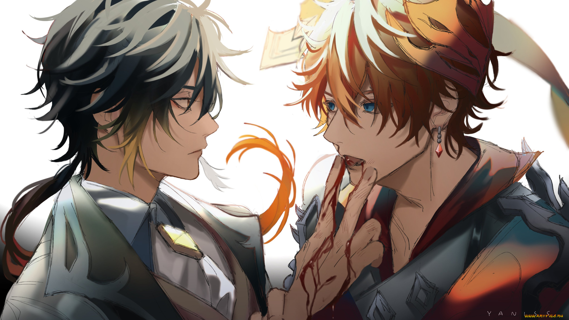 аниме, genshin, impact, genshin, impact